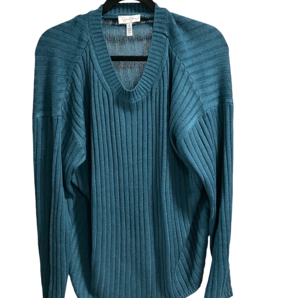 Jessica Simpson Teal Crew Neck Sweater